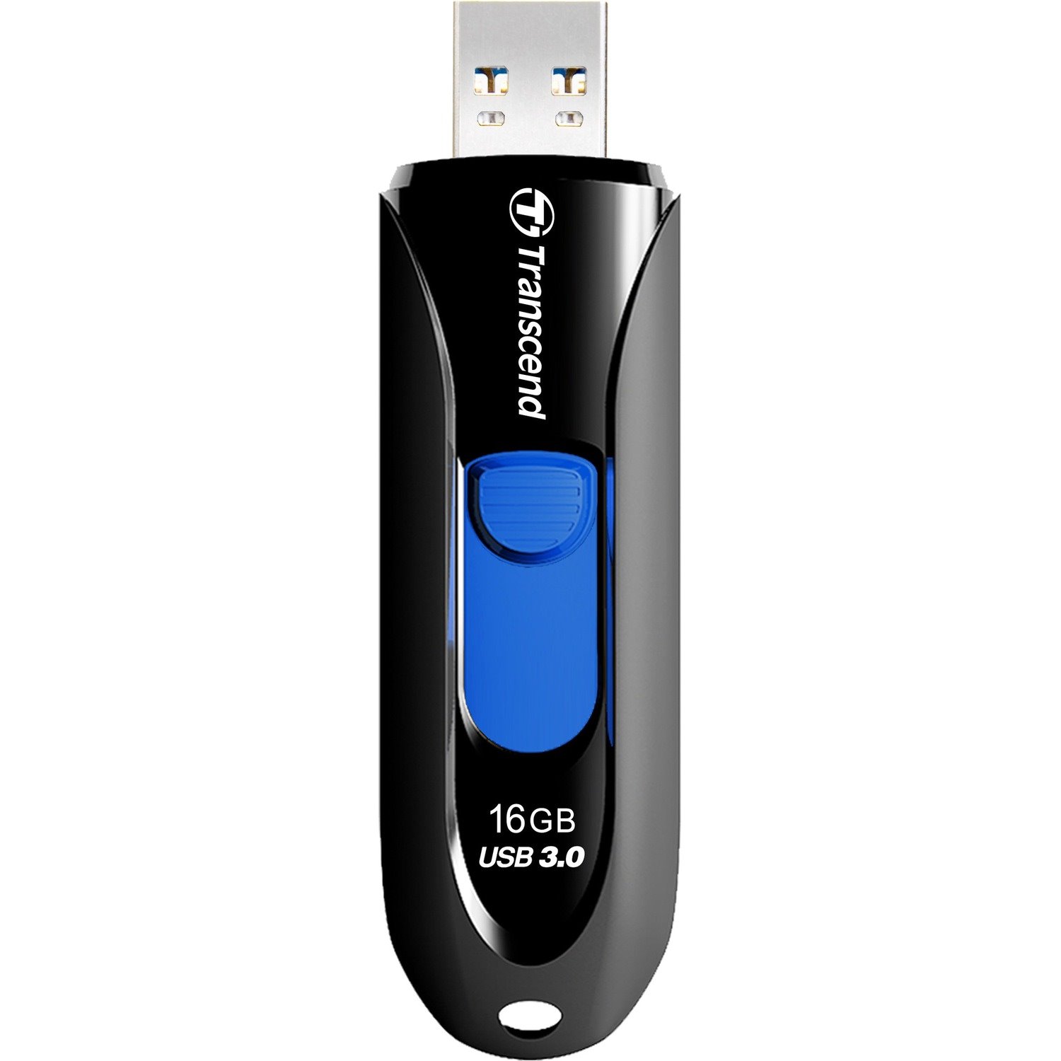 Transcend JetFlash 790 16 GB USB 3.0 Flash Drive - Black, Blue