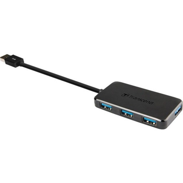 Transcend HUB2 USB Hub - USB - External - Black