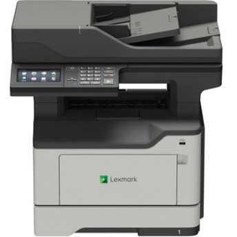 Lexmark MB2546adwe Laser Multifunction Printer-Monochrome-Copier/Fax/Scanner/Telephone-46 ppm Mono Print-1200x1200 dpi Print-Automatic Duplex Print-120000 Pages-350 sheets Input-1200 dpi Optical Scan-Wireless LAN