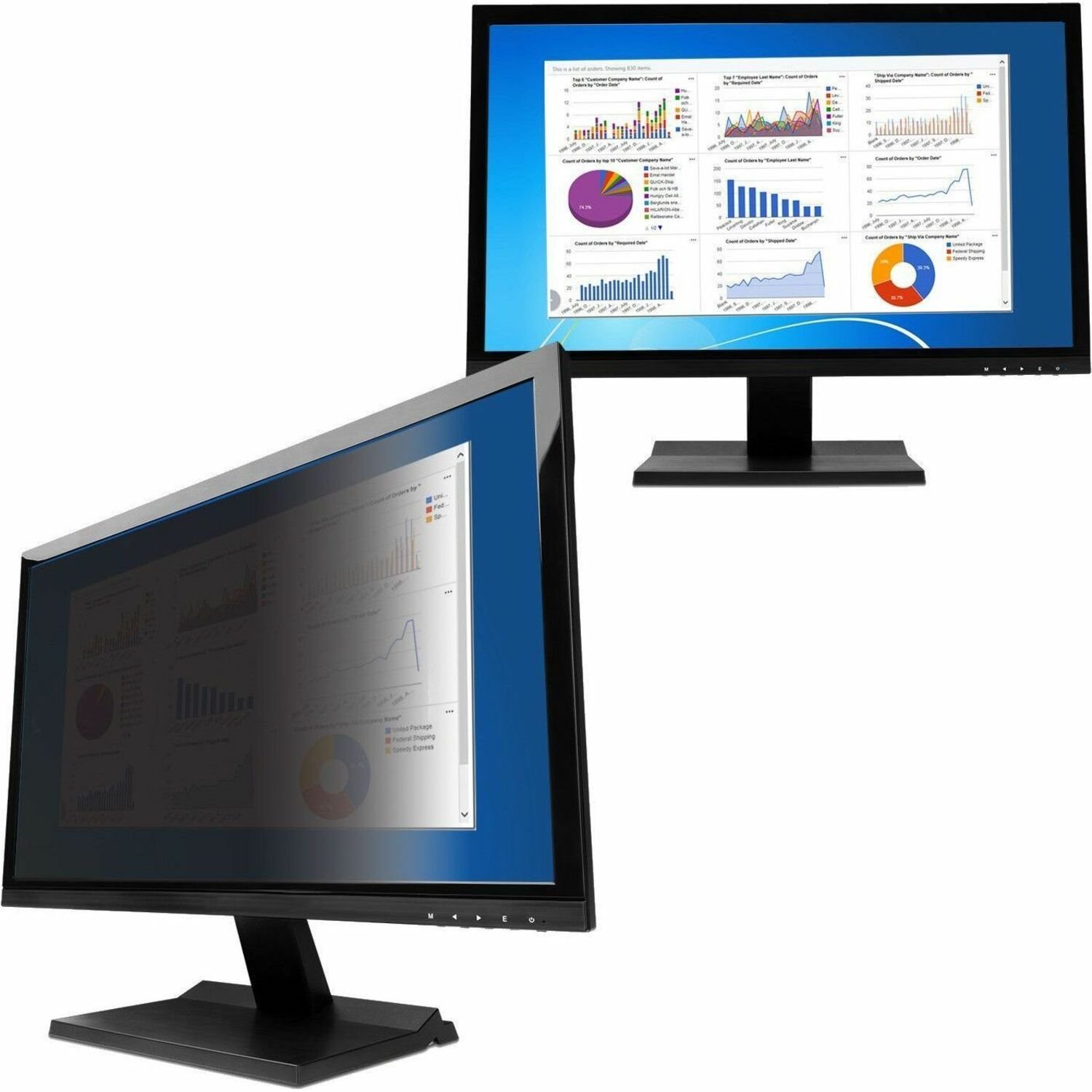 V7 ScreenSentry 32.0" Privacy Filter for Widescreen Monitors - 16:9 Aspect Ratio