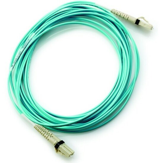 HPE LC to LC Multi-mode OM3 2-Fiber 5.0m 1-Pack Fiber Optic Cable