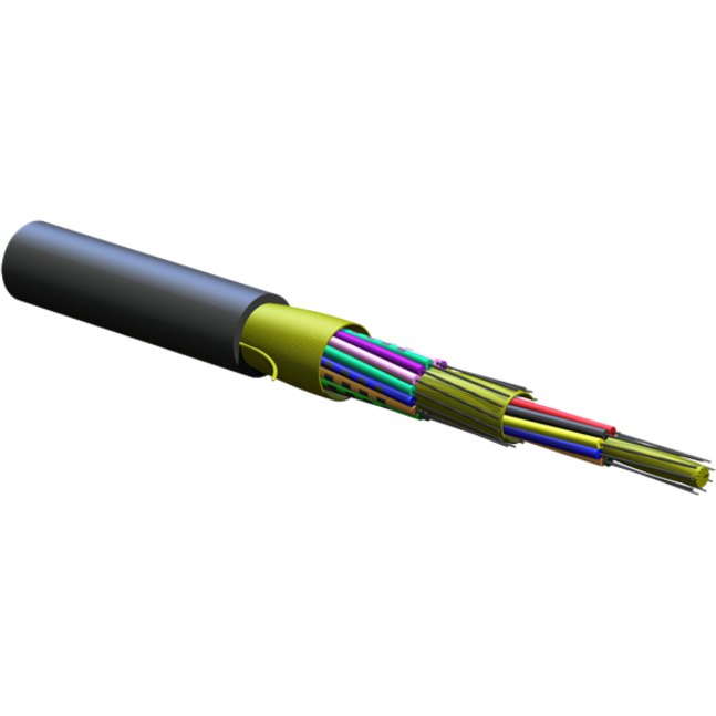 Corning FREEDM One Unitized Tight-Buffered Cable, Indoor/Outdoor Riser, 24 fiber, Single-mode (OS2), per foot.