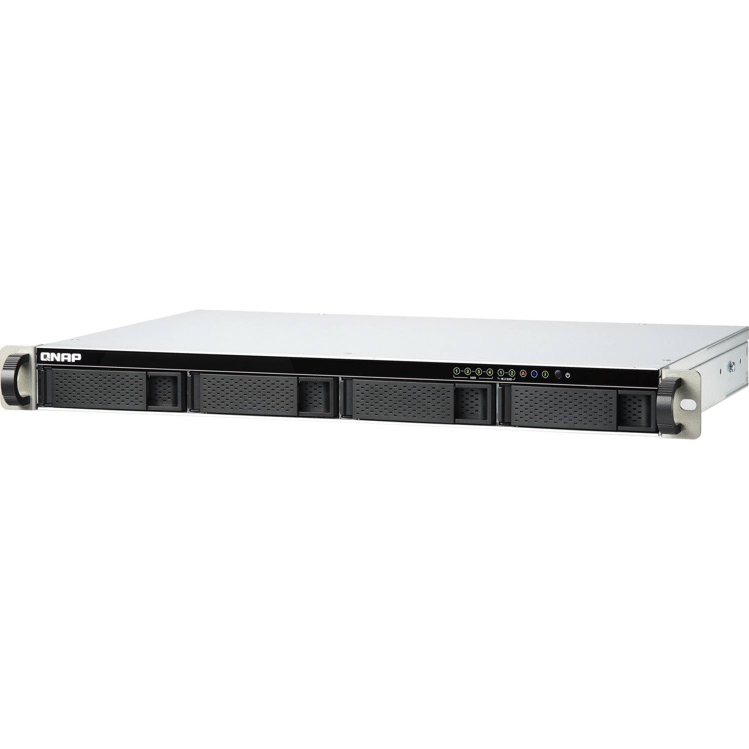 QNAP Short Depth Rackmount 2.5GbE 4-bay NAS with M.2 SATA SSD Slots