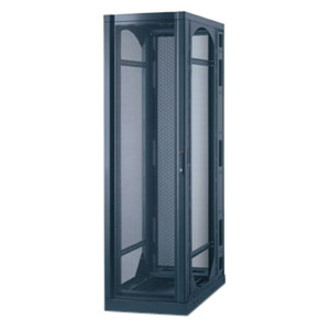 Schneider Electric NetShelter VX 42U Floor Standing Rack Cabinet for Server, Storage - 482.60 mm Rack Width - Black