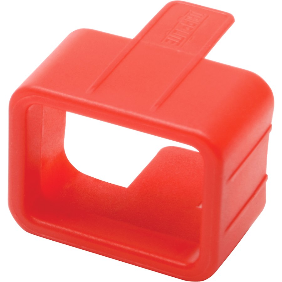 Eaton Tripp Lite Series Plug-Lock Inserts (C20 power cord to C19 outlet), Red, 100 pack