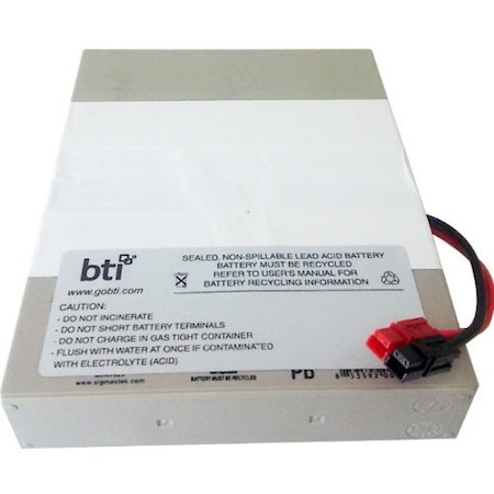 BTI RBC62-1U-BTI SEALED LEAD ACID BATTERY FOR EATON TRIPP LITE - 2yr Warranty - SMART500RT1U, SMX500RT1U