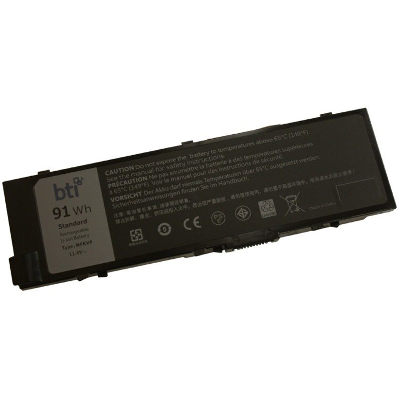 BTI 451-BBSD-BTI 11.4V 91WHR LI-ION BATTERY 451-BBSD, MFKVP, RDYCT, TWCPG PRECISION 7510, PRECISION 7520, PRECISION 7710, PRECISION 7720, PRECISION M7510, PRECISION M7710