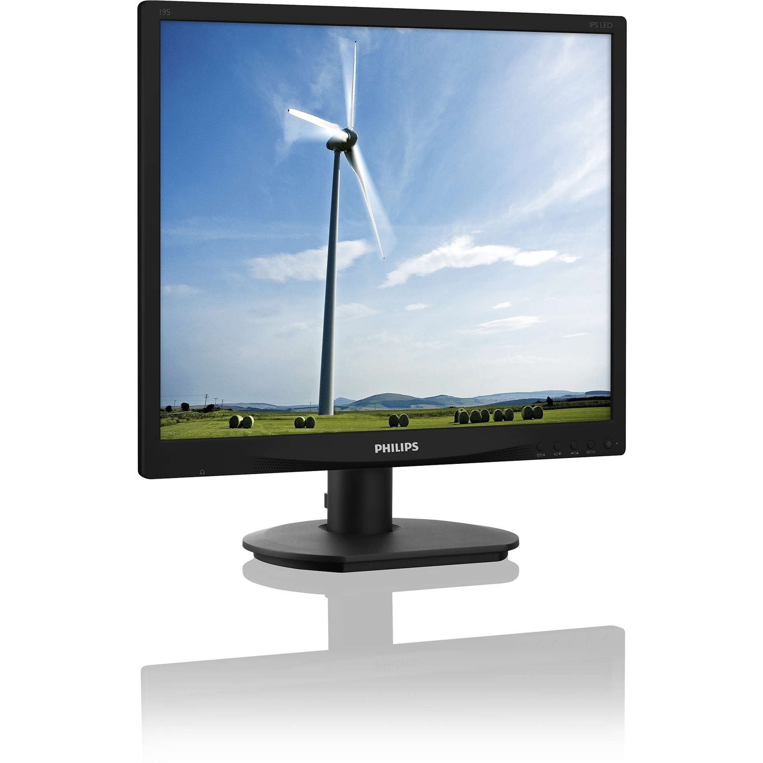 Philips S-line 19S4QAB 19" Class SXGA LCD Monitor - 5:4 - Textured Black