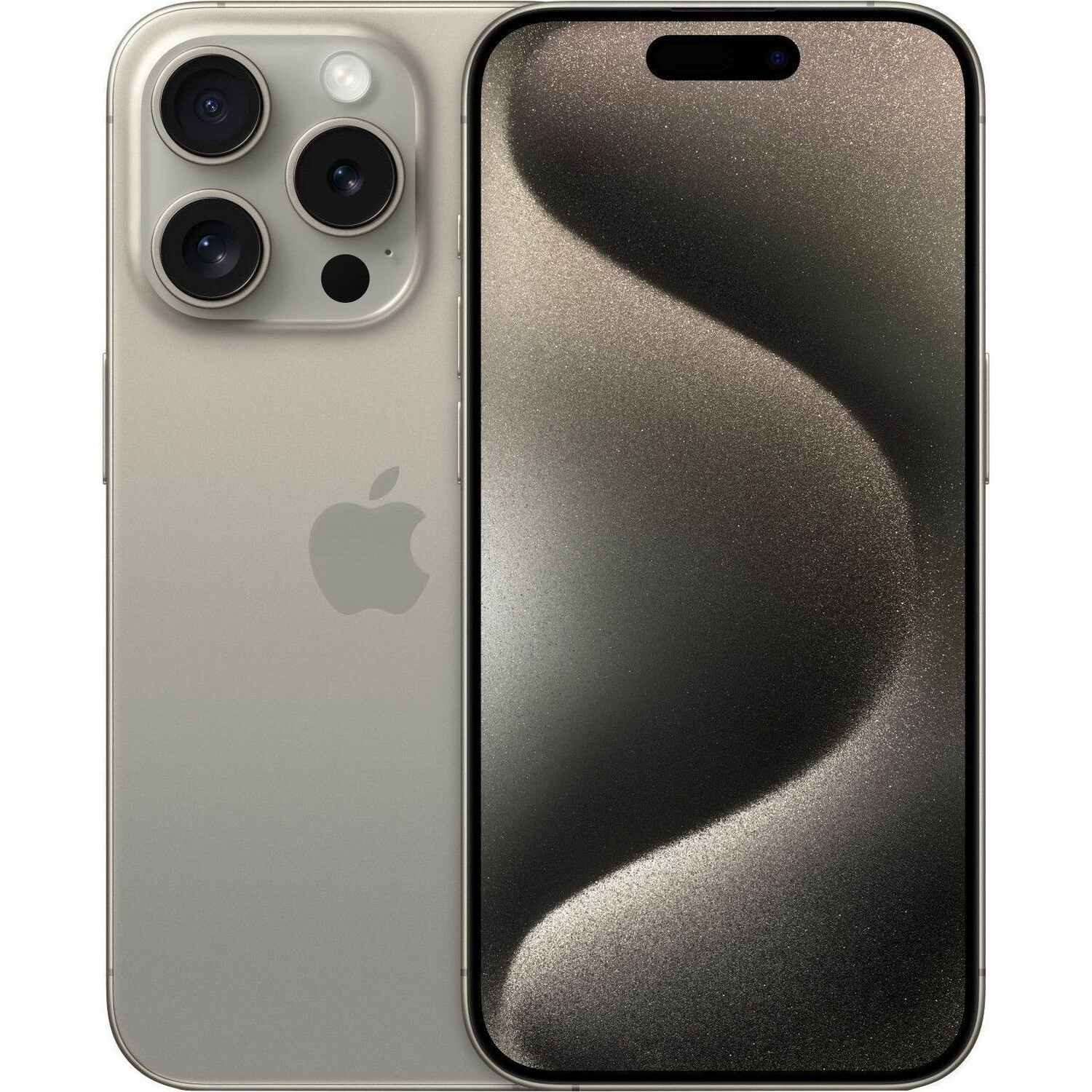 Apple iPhone 15 Pro 1 TB Smartphone - 15.5 cm (6.1") OLED 2556 x 1179 - Hexa-core (A17 ProDual-core (2 Core) 3.78 GHz + A17 Pro Quad-core (4 Core) - 8 GB RAM - iOS 17 - 5G - Natural Titanium