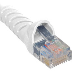 ICC Patch Cord, Cat 5e, Molded Boot, White