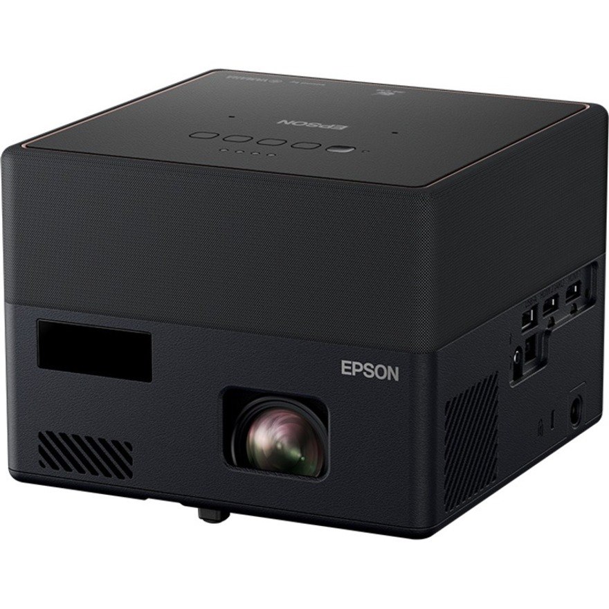 Epson EpiqVision Mini EF12 3LCD Projector - 16:9 - Black