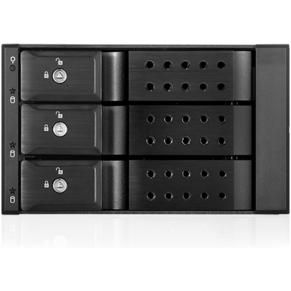 iStarUSA BPN-DE230HD Drive Enclosure for 5.25" - Serial ATA/600 Host Interface Internal - Black