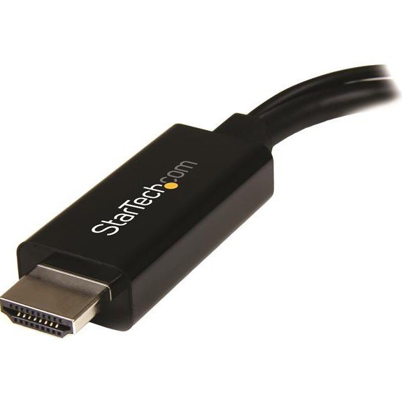 StarTech.com HDMI to DisplayPort Adapter - 4K 30Hz - HDMI to DisplayPort Converter - Compact HDMI to DP Adapter - USB-Powered