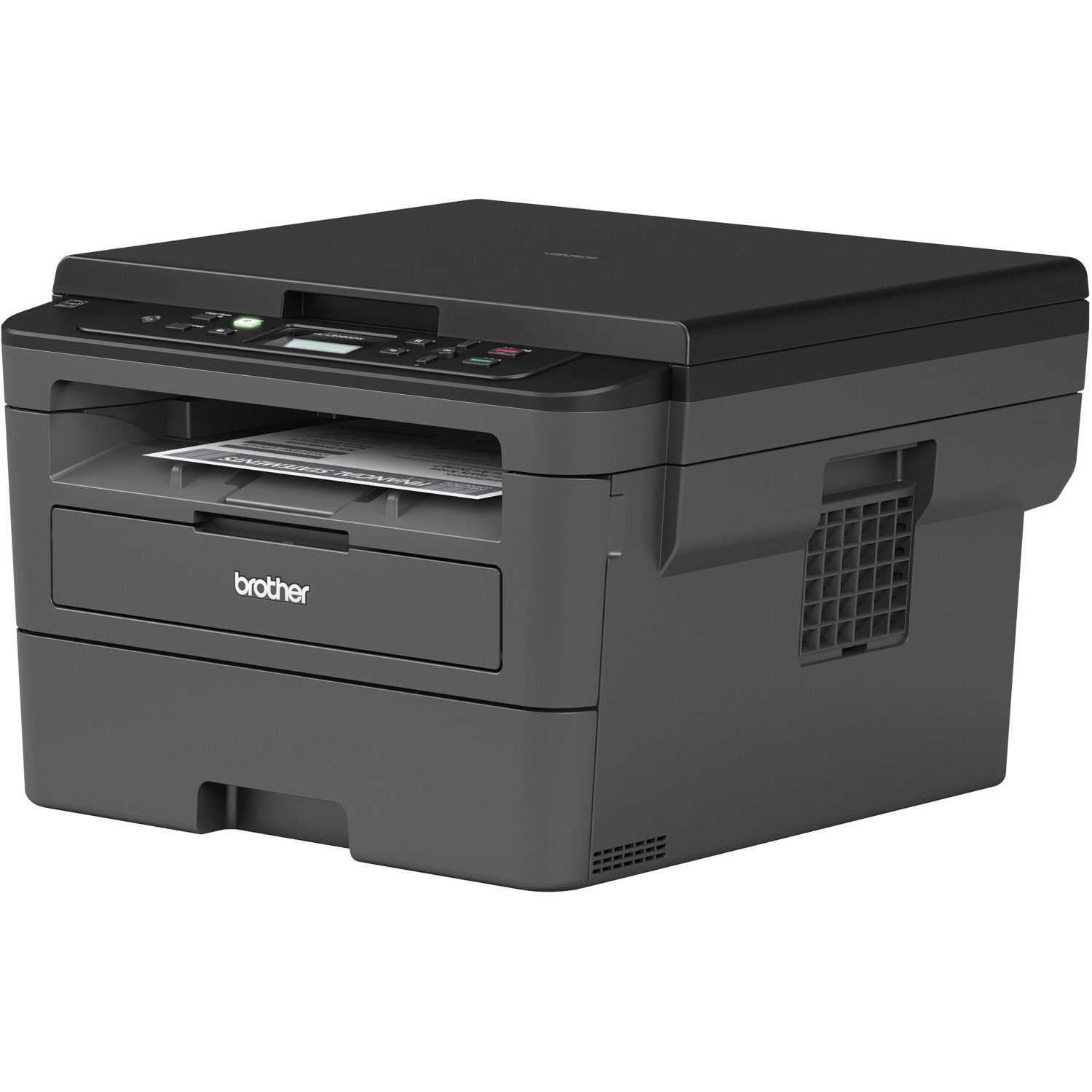 Brother HL-L2390DW Monochrome Laser Printer with Convenient Flatbed Copy & Scan, Duplex and Wireless Printing