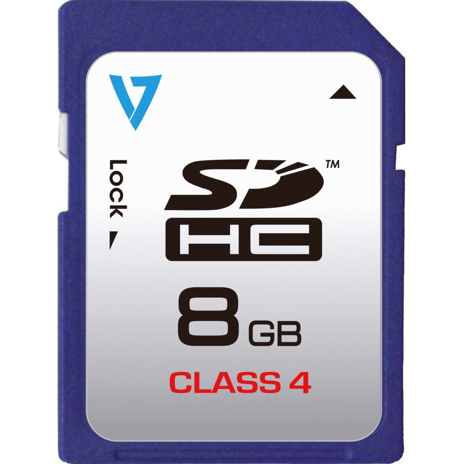 V7 VASDH8GCL4R-2E 8 GB Class 4 SDHC