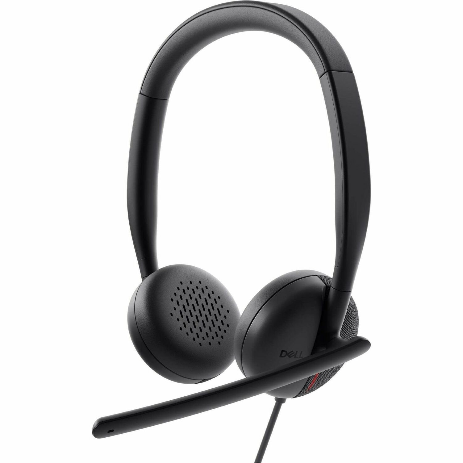 Dell WH3024 Wired On-ear, Over-the-head Stereo Headset - Black