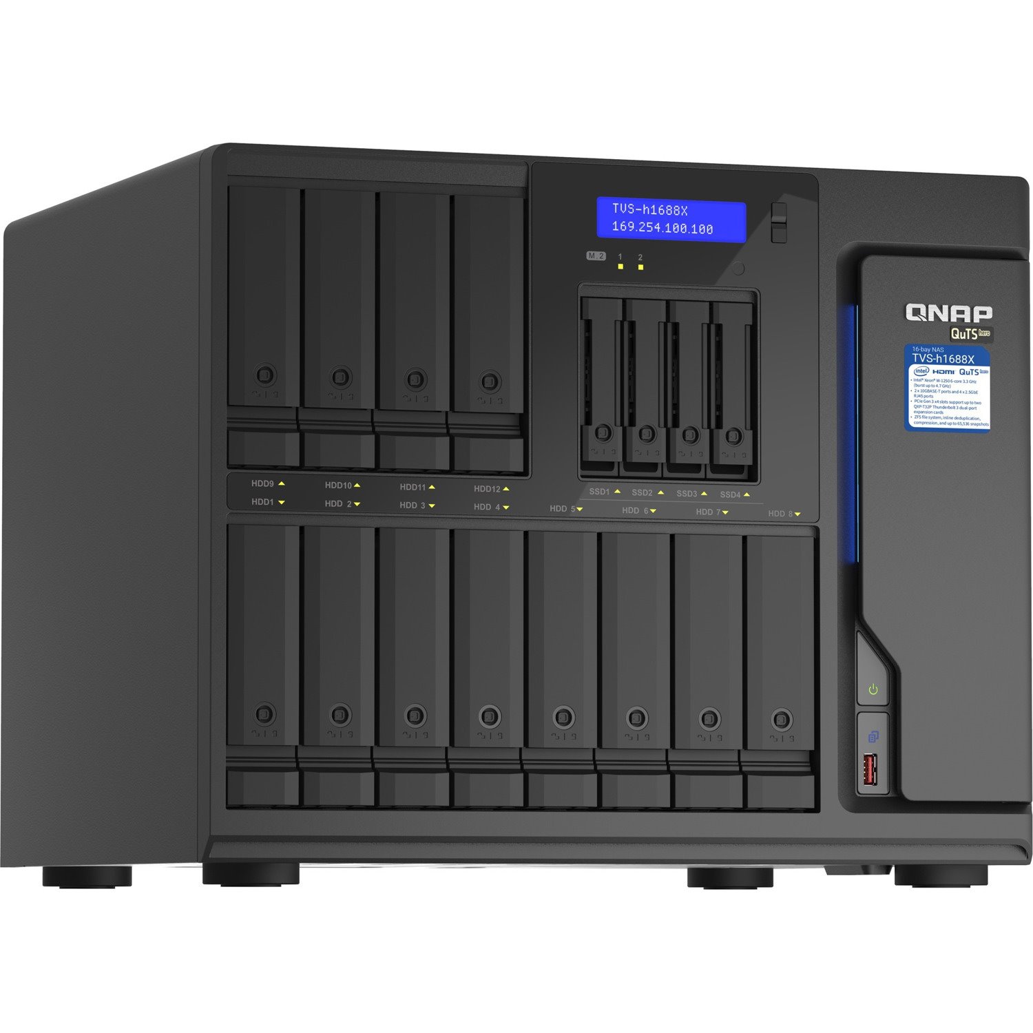 QNAP TVS-H1688X-W1250-32G SAN/NAS Storage System