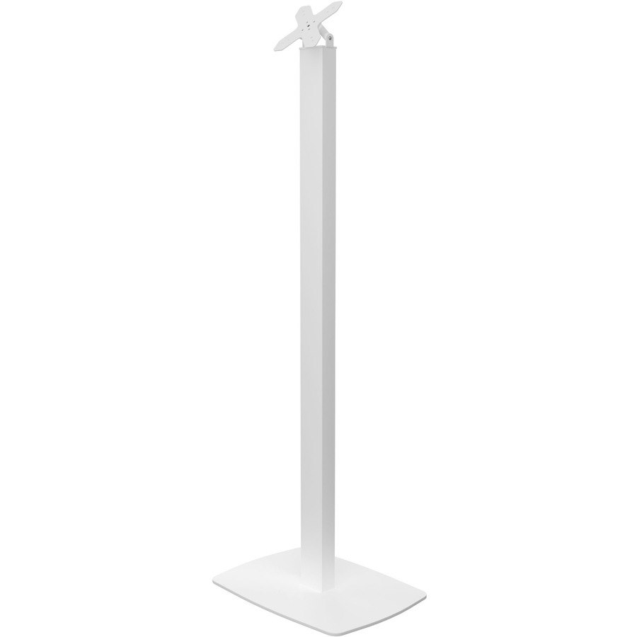 CTA Digital Premium Thin Profile Floor stand with VESA plate and Base (White)