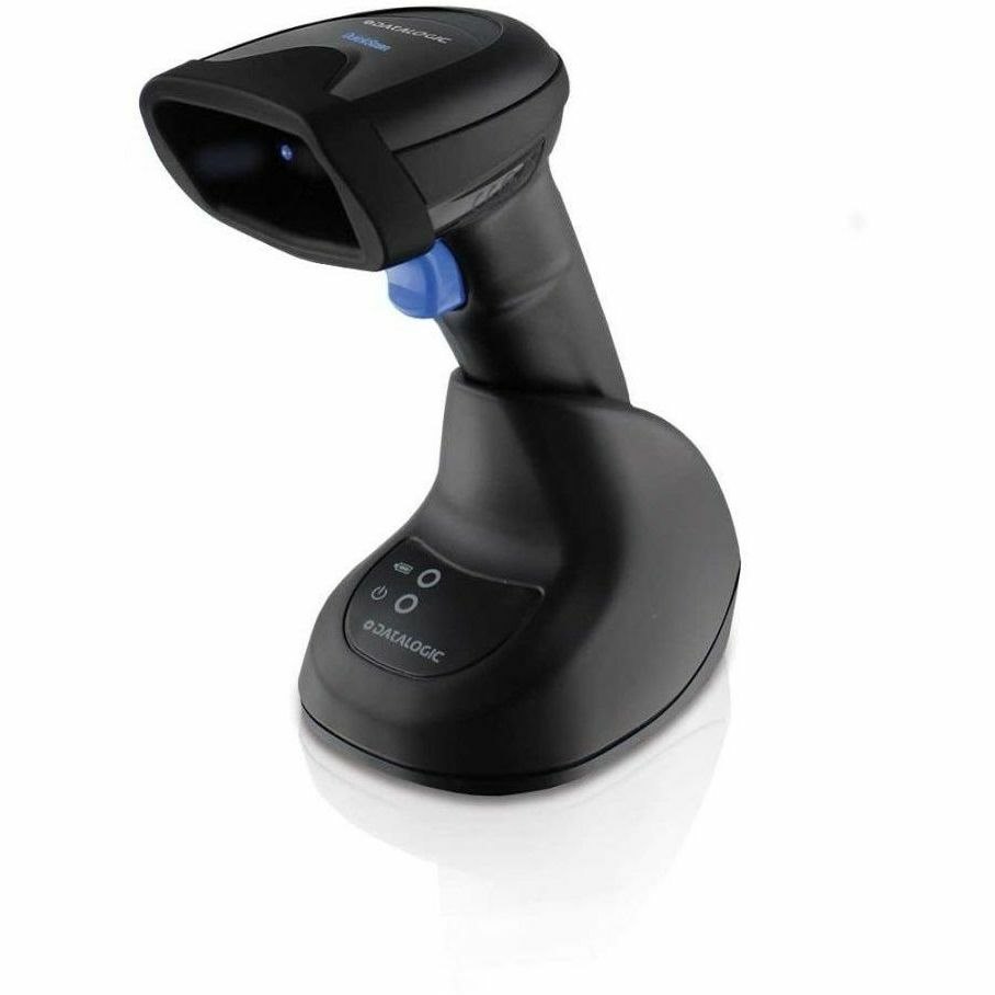 Datalogic QuickScan QM2500 Retail, Commercial Service, Hospitality, Transportation, Government, Laboratory Handheld Barcode Scanner Kit - Wireless Connectivity - Black