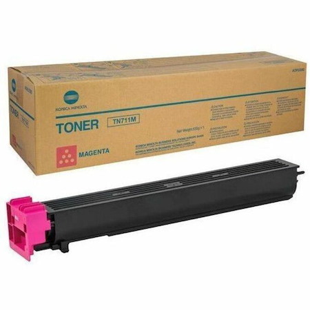 Konica Minolta TN-711M Original Laser Toner Cartridge - Magenta - 1 Pack