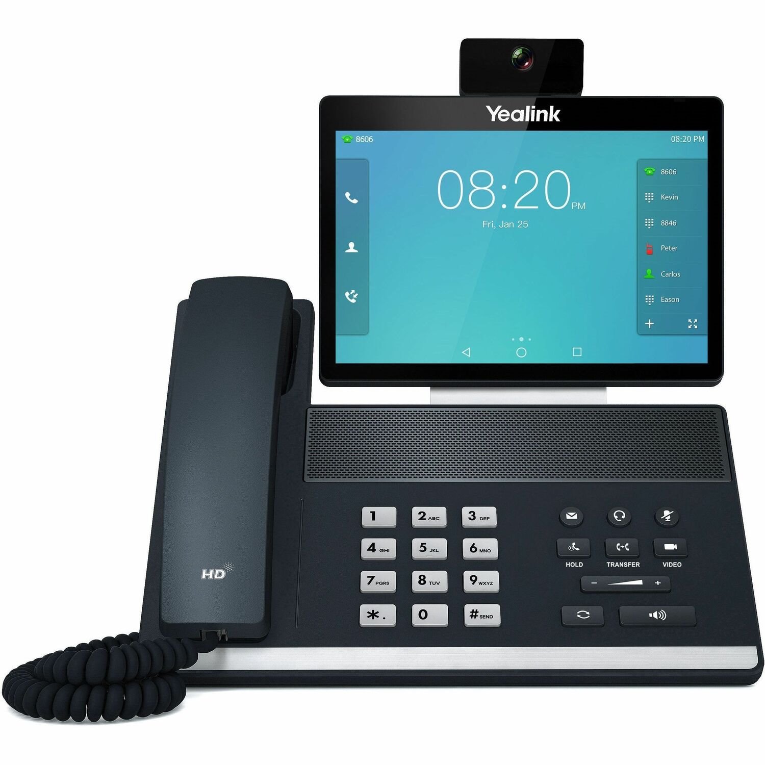 Yealink VP59 IP Phone - Corded - Corded - Bluetooth, Wi-Fi - Desktop - Classic Gray