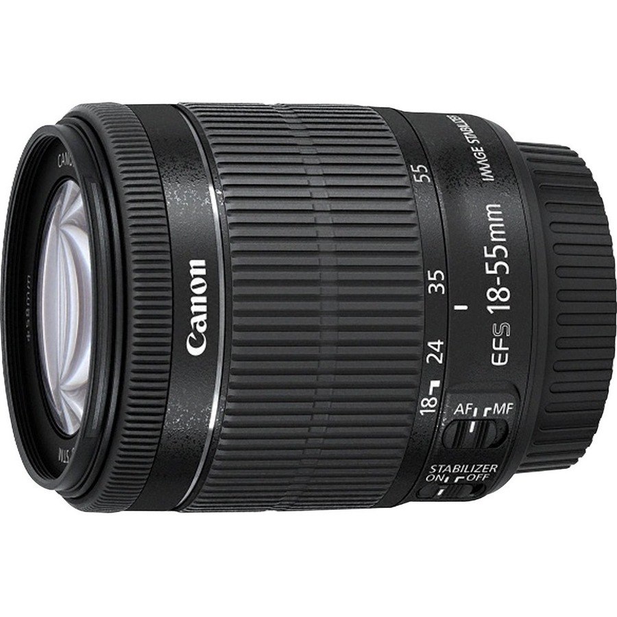Canon - 18 mm to 55 mmf/5.6 - Zoom Lens for Canon EF-S