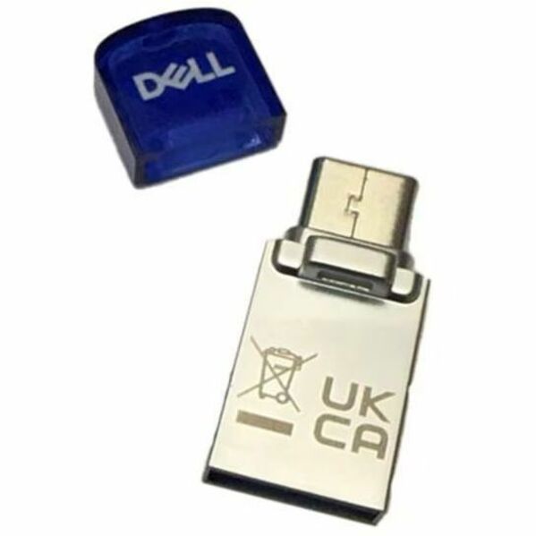 Dell 256 GB USB 3.2 Type A, USB 3.2 Type C, USB 2.0, USB 3.0, USB 3.1 (Gen 1), USB 3.2 (Gen 1) Flash Drive