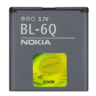 Nokia BL-6Q Battery - Lithium Ion (Li-Ion)