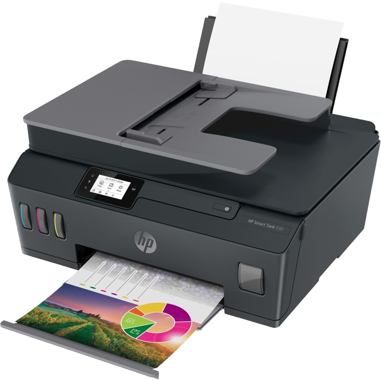 HP 530 Wireless Smart Tank Inkjet Multifunction Printer - Colour