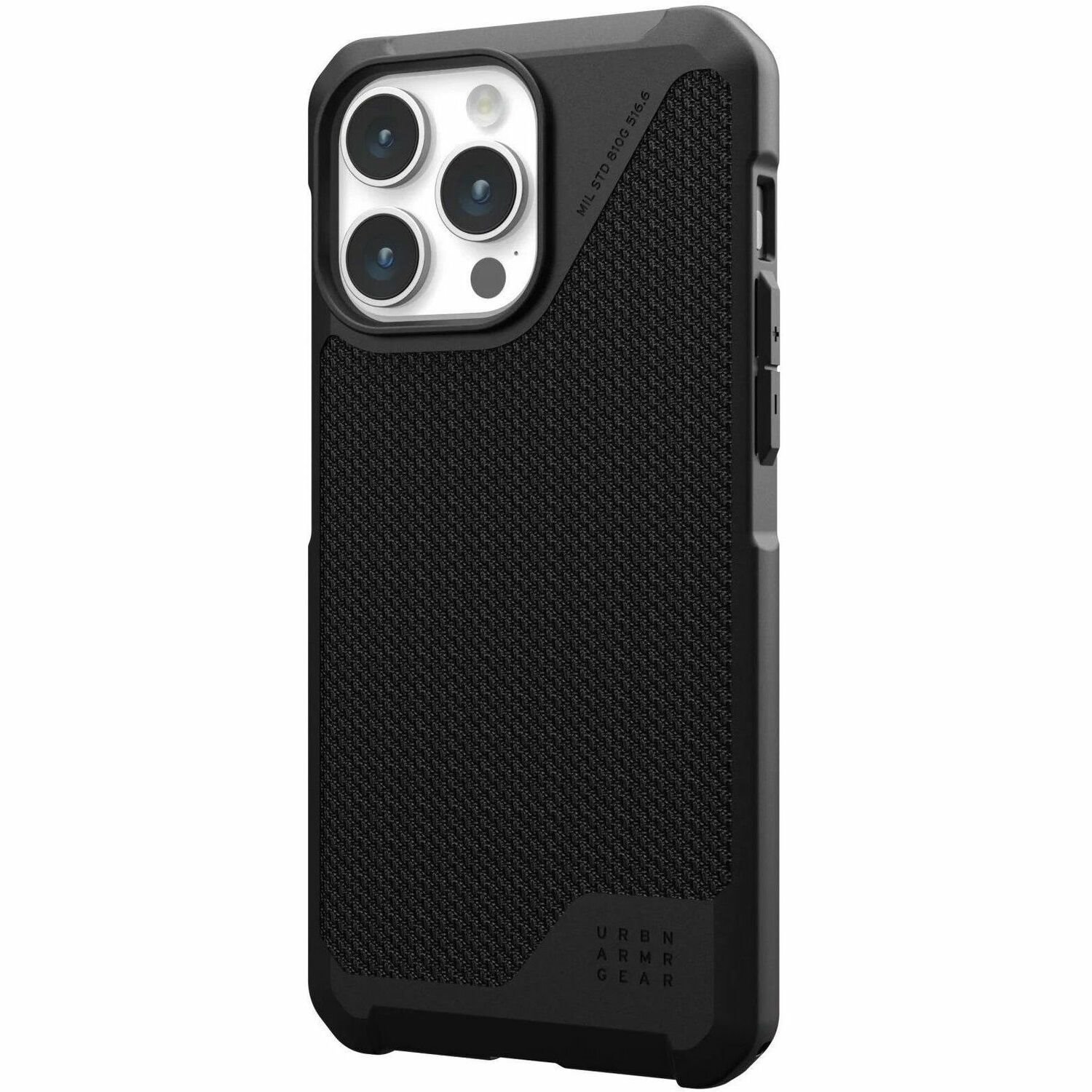 Urban Armor Gear Metropolis LT iPhone 15 Pro Max Case - Kevlar Black
