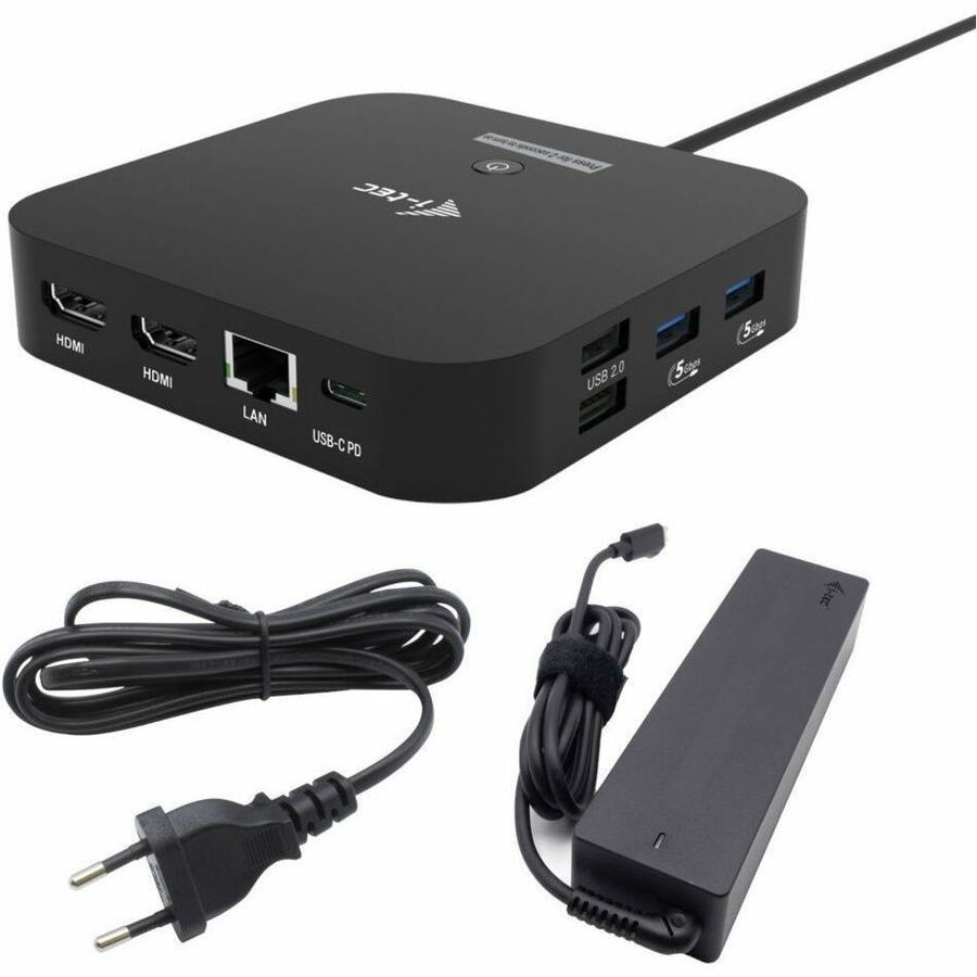 I-Tec Usb-C 2X Hdmi Dock 100W PD 100W + I-Tec Charger 100W