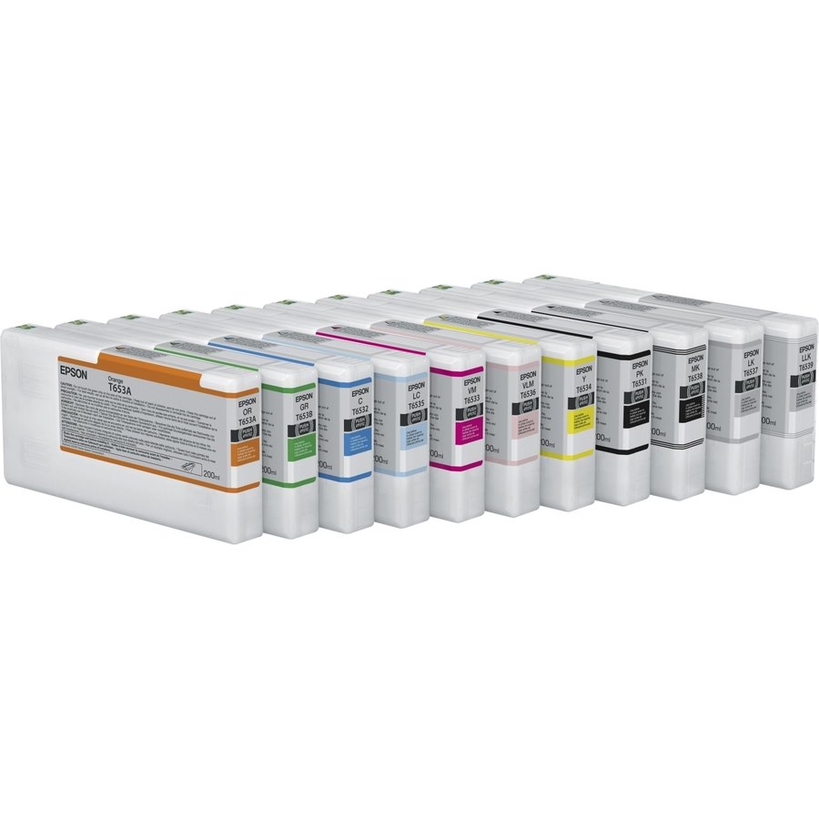 Epson UltraChrome HDR T6537 Original Inkjet Ink Cartridge - Light Black - 1 Pack