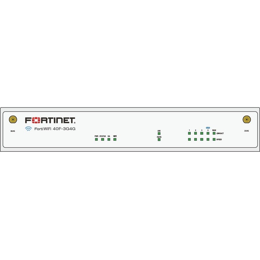 Fortinet FortiWifi FWF-40F-3G4G Network Security/Firewall Appliance - 1 Year 24x7 FortiCare and FortiGuard UTP