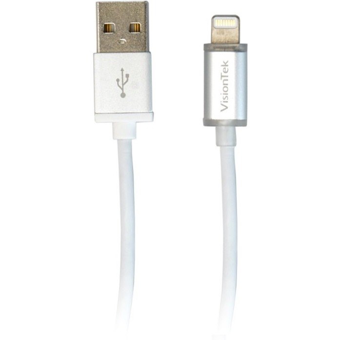 VisionTek Lightning to USB Smart LED 4 Foot | 1.2 Meter MFI Cable