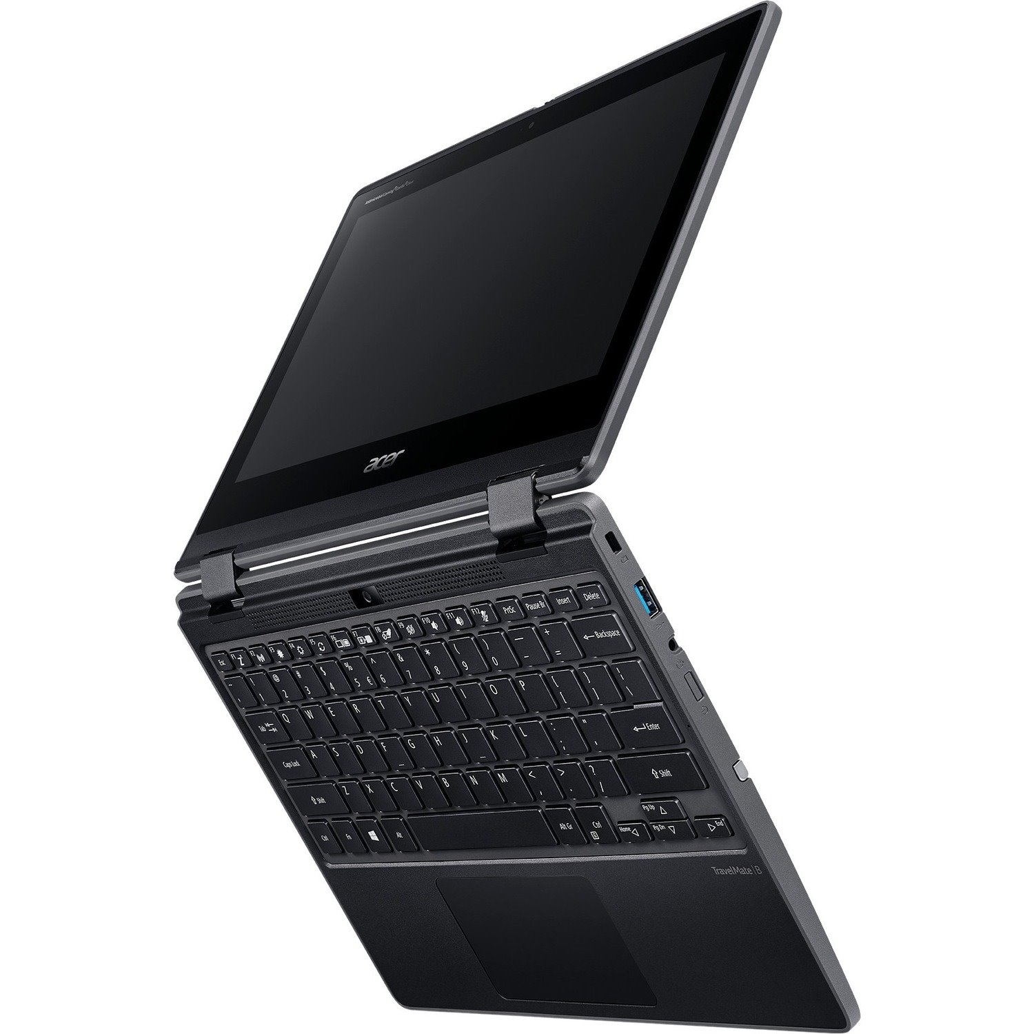 Acer TravelMate Spin B3 B311RN-31 TMB311RN-31-C4SU 11.6" Touchscreen Convertible 2 in 1 Notebook - Full HD - Intel Celeron N4120 - 4 GB - 128 GB Flash Memory - English Keyboard - Shale Black