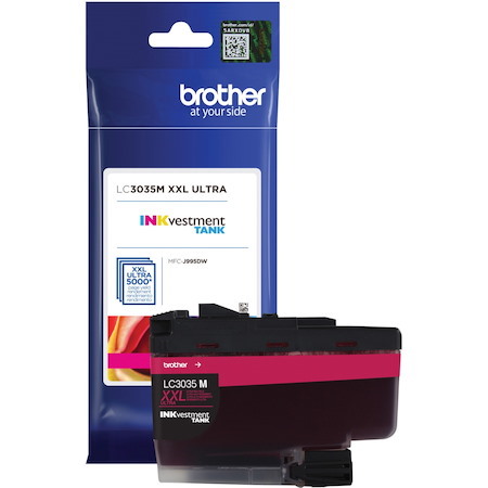 Brother Genuine LC3035M Single Pack Ultra High-yield Magenta INKvestment Tank Ink Cartridge