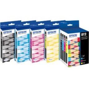 Epson DURABrite Ultra T812 Original Standard Yield Inkjet Ink Cartridge - Yellow Pack