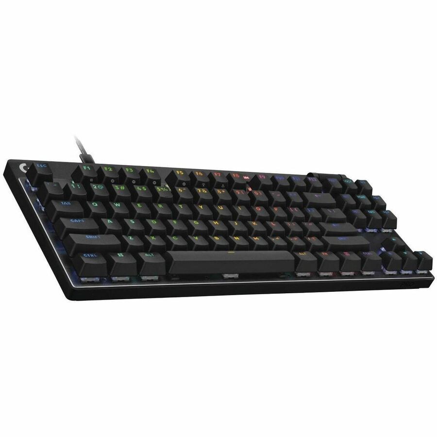 Logitech G PRO X TKL Gaming-toetsenbord - Tenkeyless - Kabel Verbinding - USB Interface - RGB LED - Engels (US) - QWERTY indeling - Zwart