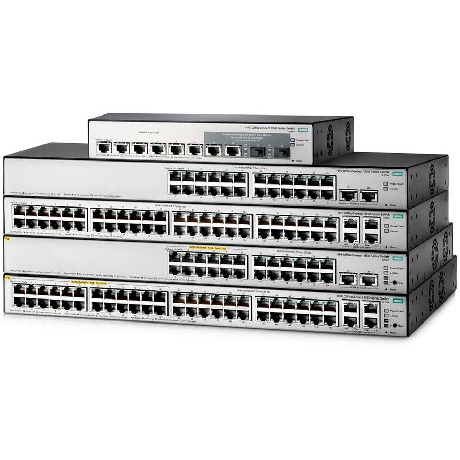 HPE OfficeConnect 1850 24G 2XGT PoE+ 185W Switch