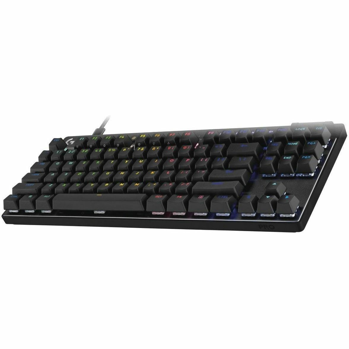 Logitech G PRO X TKL Gaming-toetsenbord - Tenkeyless - Kabel Verbinding - USB Interface - RGB LED - Engels (US) - QWERTY indeling - Zwart