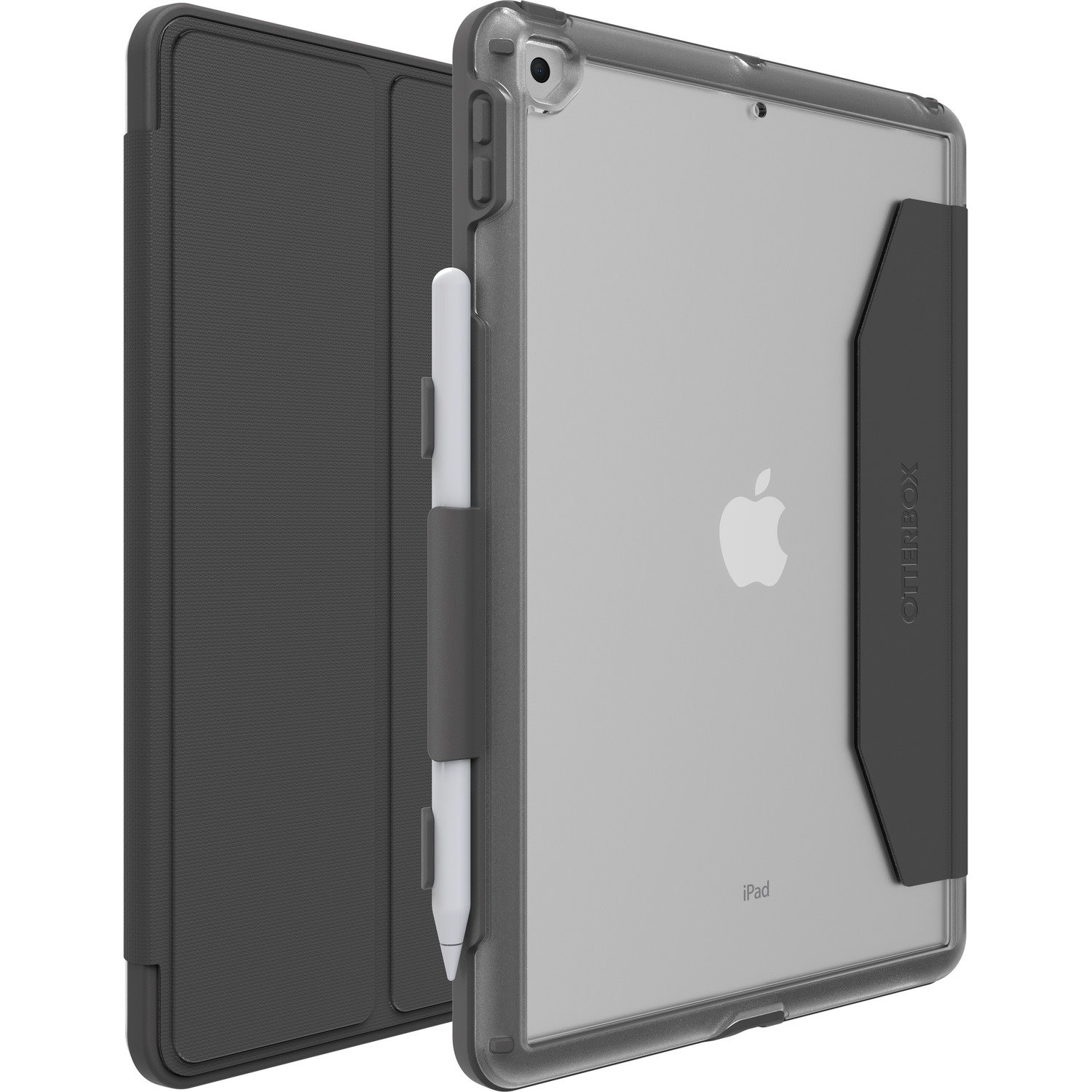 OtterBox Unlimited Series Carrying Case Apple iPad (7th Generation), iPad (8th Generation) Tablet - Crystal Black, Clear