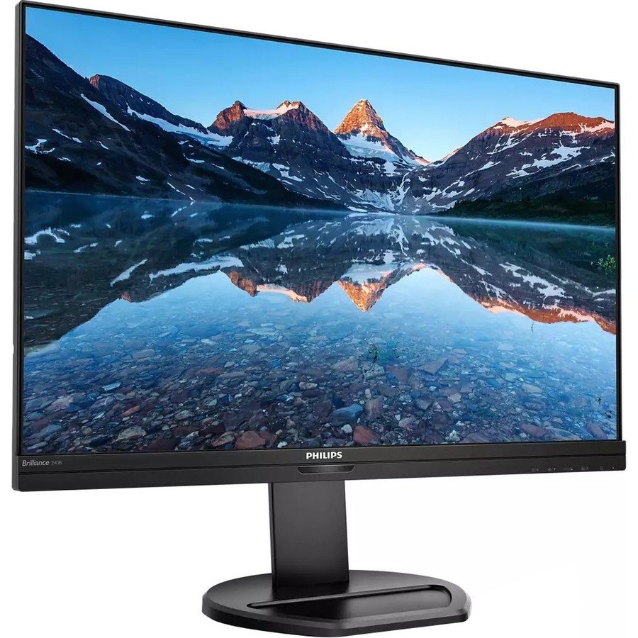 Philips 240B9 24" Class WUXGA LCD Monitor - 16:10 - Textured Black