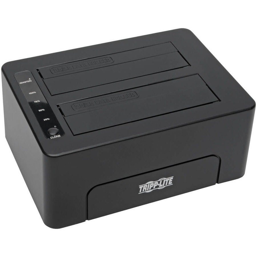 Eaton Tripp Lite Series USB 3.0 SuperSpeed to Dual SATA External Hard Drive Docking Station with Cloning for 2.5 in./3.5 in. HDD