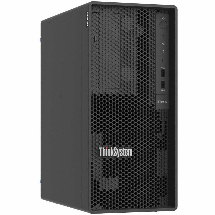 Lenovo ThinkSystem ST50 V3 7DF3A00HNA Tower Server - 1 Xeon E-2414 2.60 GHz - 16 GB RAM - Serial ATA/600 Controller