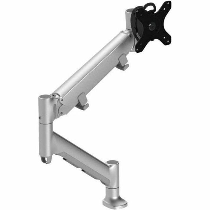 ATDEC FORTIS HEAVY DUTY DYNAMIC MONITOR ARM WITH HD F-CLAMP, SILVER