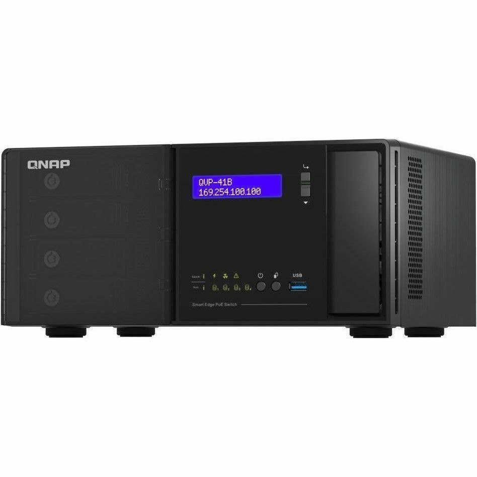 QNAP NVR Server X Smart PoE Switch, Building Complete Surveillance Network