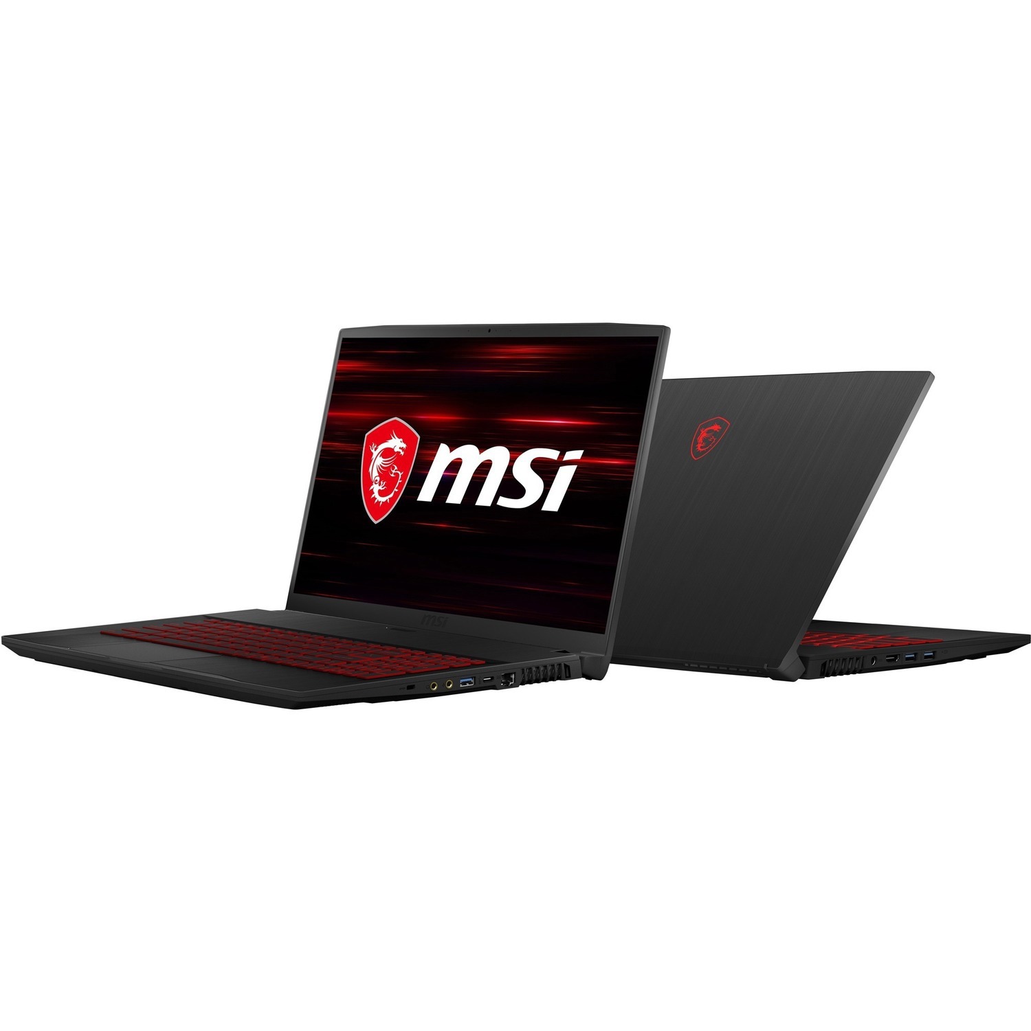 MSI GF75 THIN 10SCSXR-619 17.3" Gaming Notebook - Full HD - 1920 x 1080 - Intel Core i5 10th Gen i5-10300H 2.50 GHz - 8 GB Total RAM - 512 GB SSD - 1 TB HDD- Aluminum Black