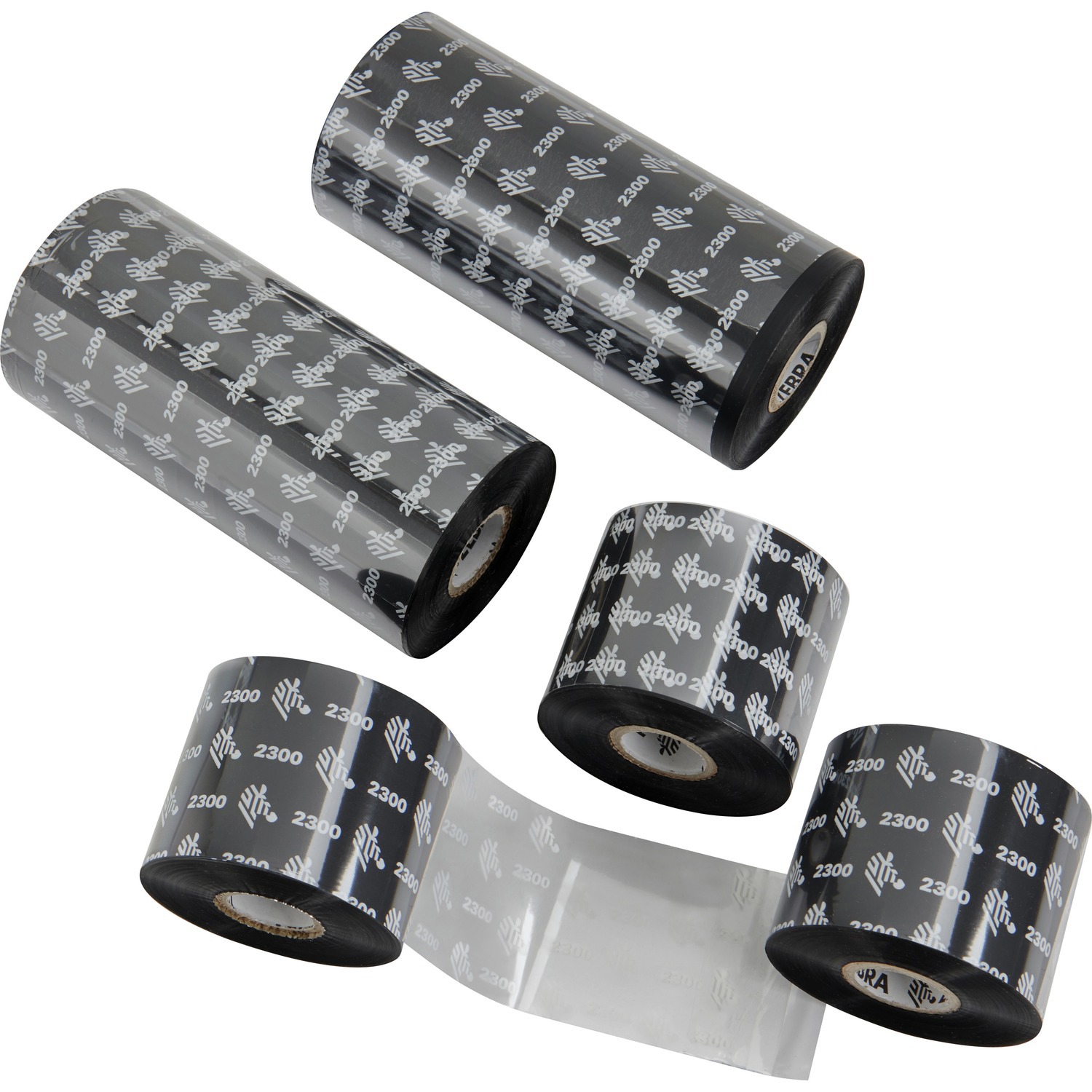 Zebra 2300 Direct Thermal Ribbon Cartridge - Black - 12 / Roll
