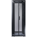 APC by Schneider Electric NetShelter SX 48U Floor Standing Rack Cabinet for Blade Server - 482.60 mm Rack Width - Black - TAA Compliant