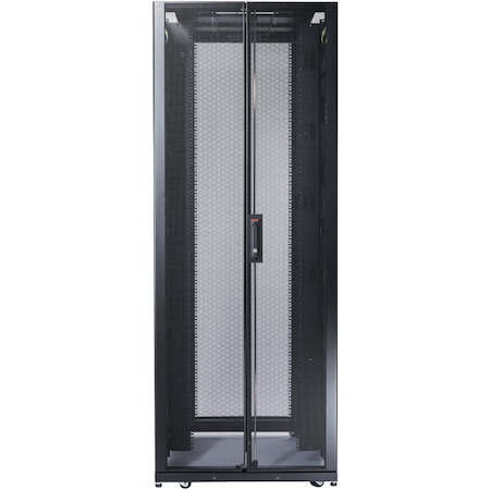 APC by Schneider Electric NetShelter SX 48U Floor Standing Rack Cabinet for Blade Server - 482.60 mm Rack Width - Black - TAA Compliant